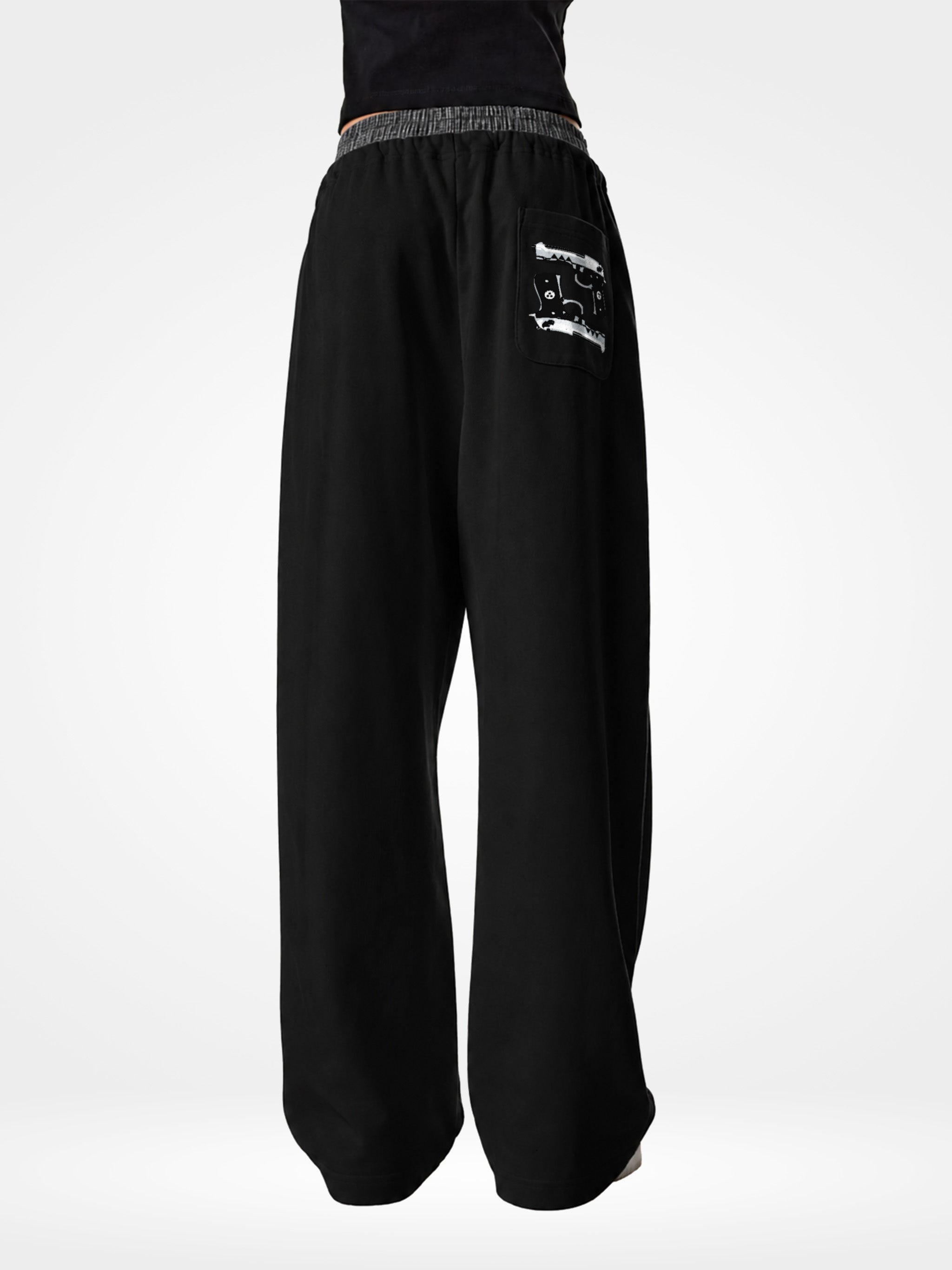 Death the Kid Plaid Waist Sweat Pants