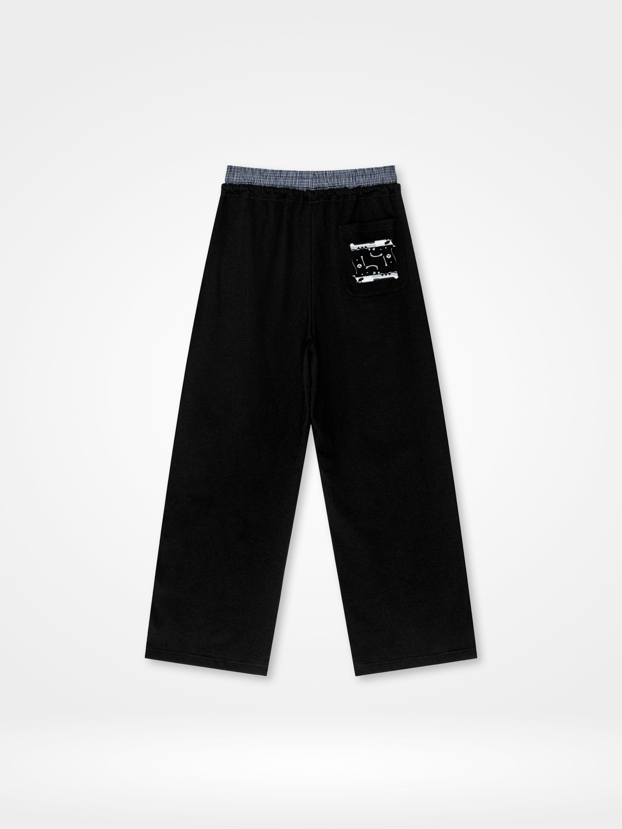 Death the Kid Plaid Waist Sweat Pants