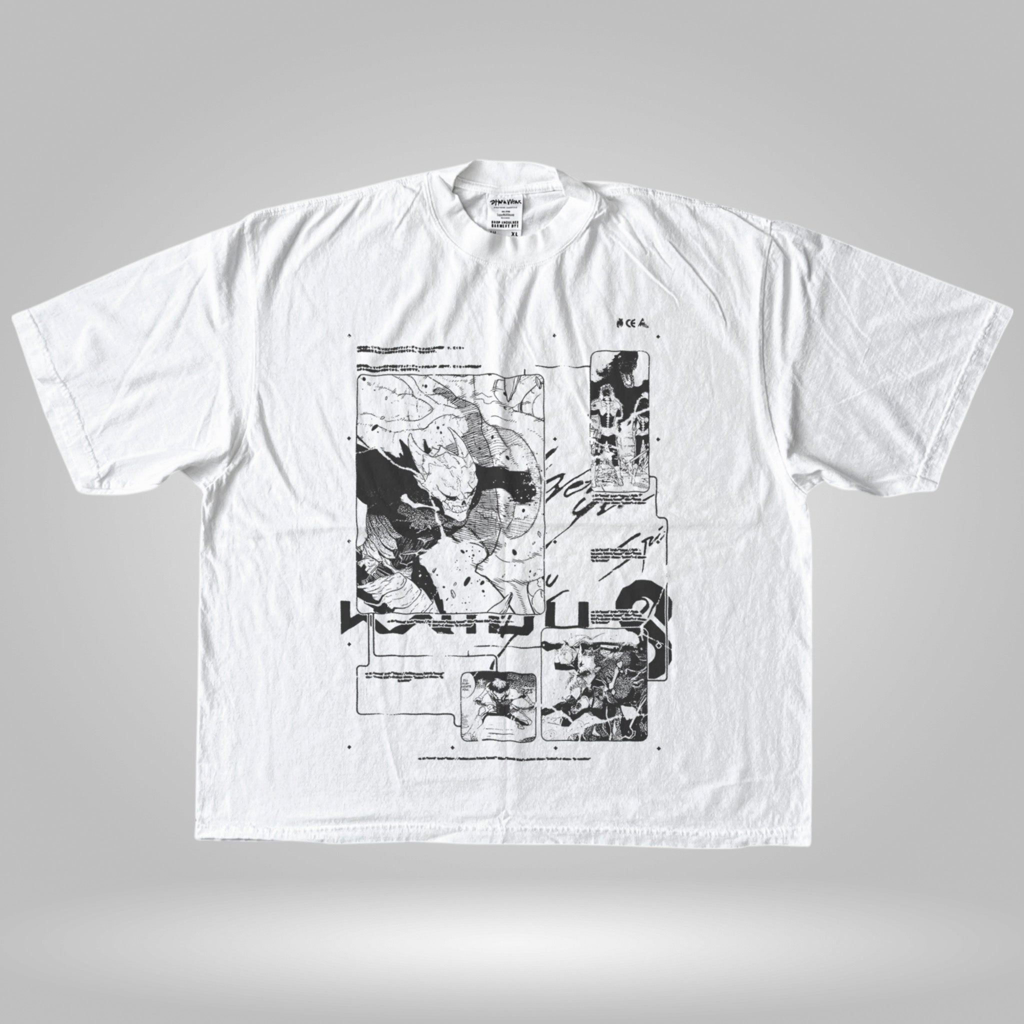 kaiju-vintage-panels premium tee