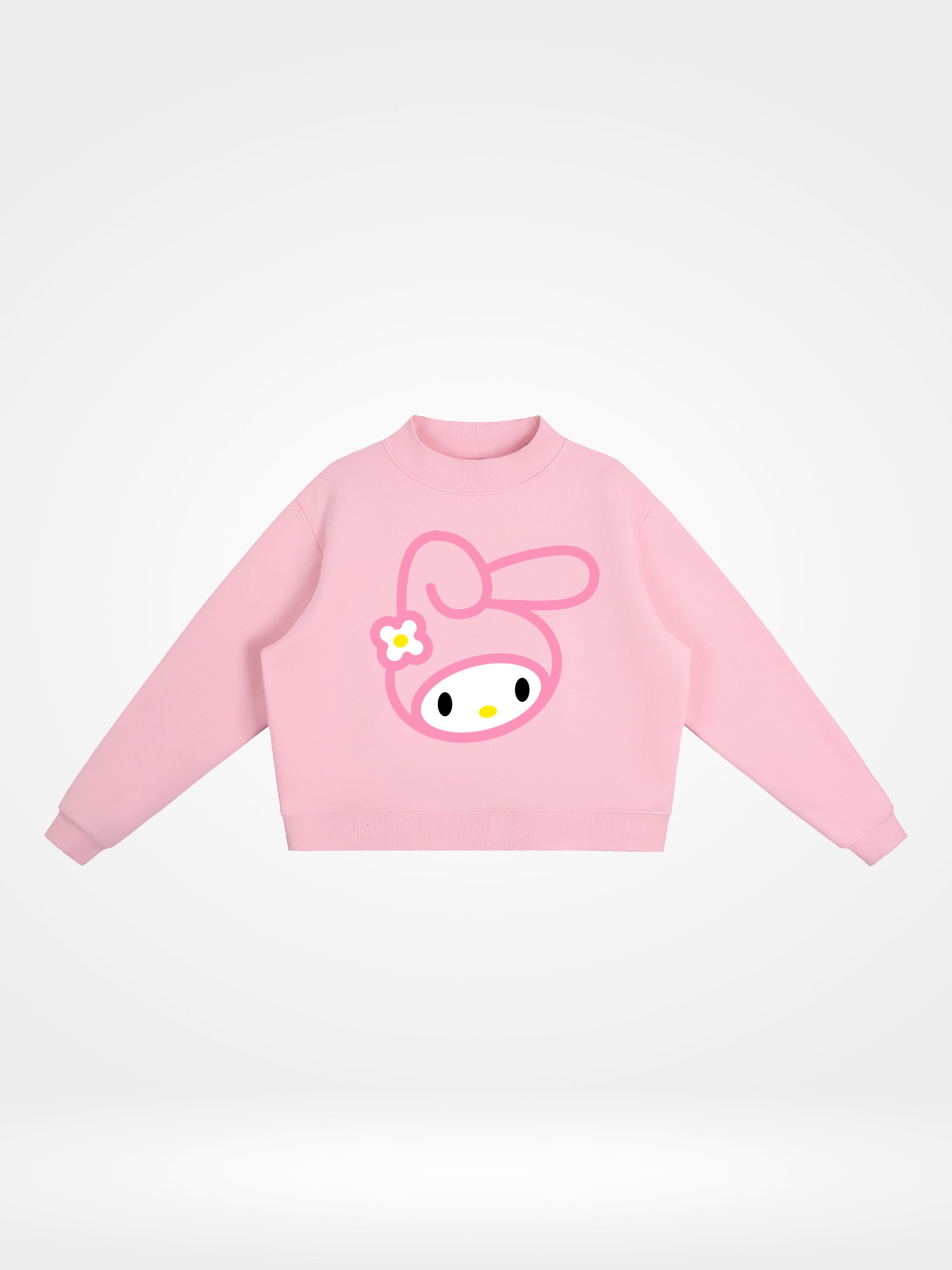 Neon Melody Women's Mock-Neck Sweatshirt