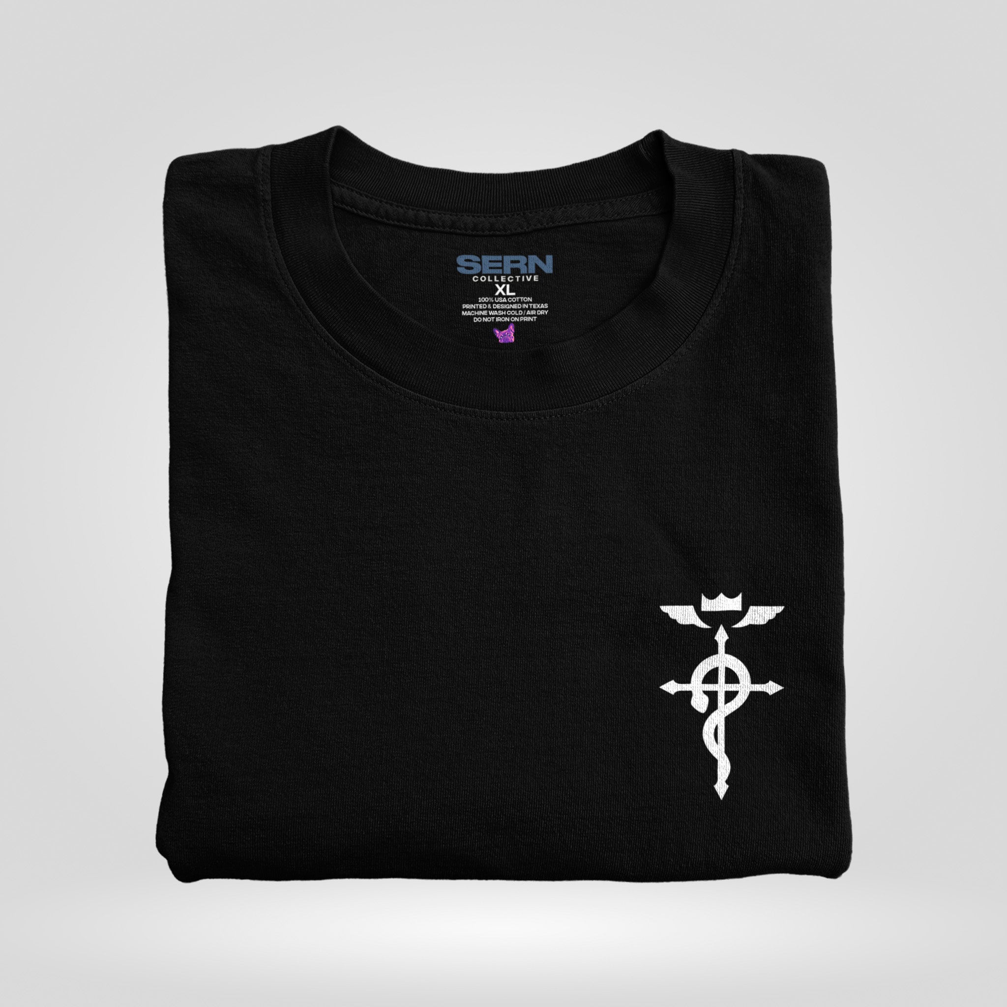 Flamel Cross in black