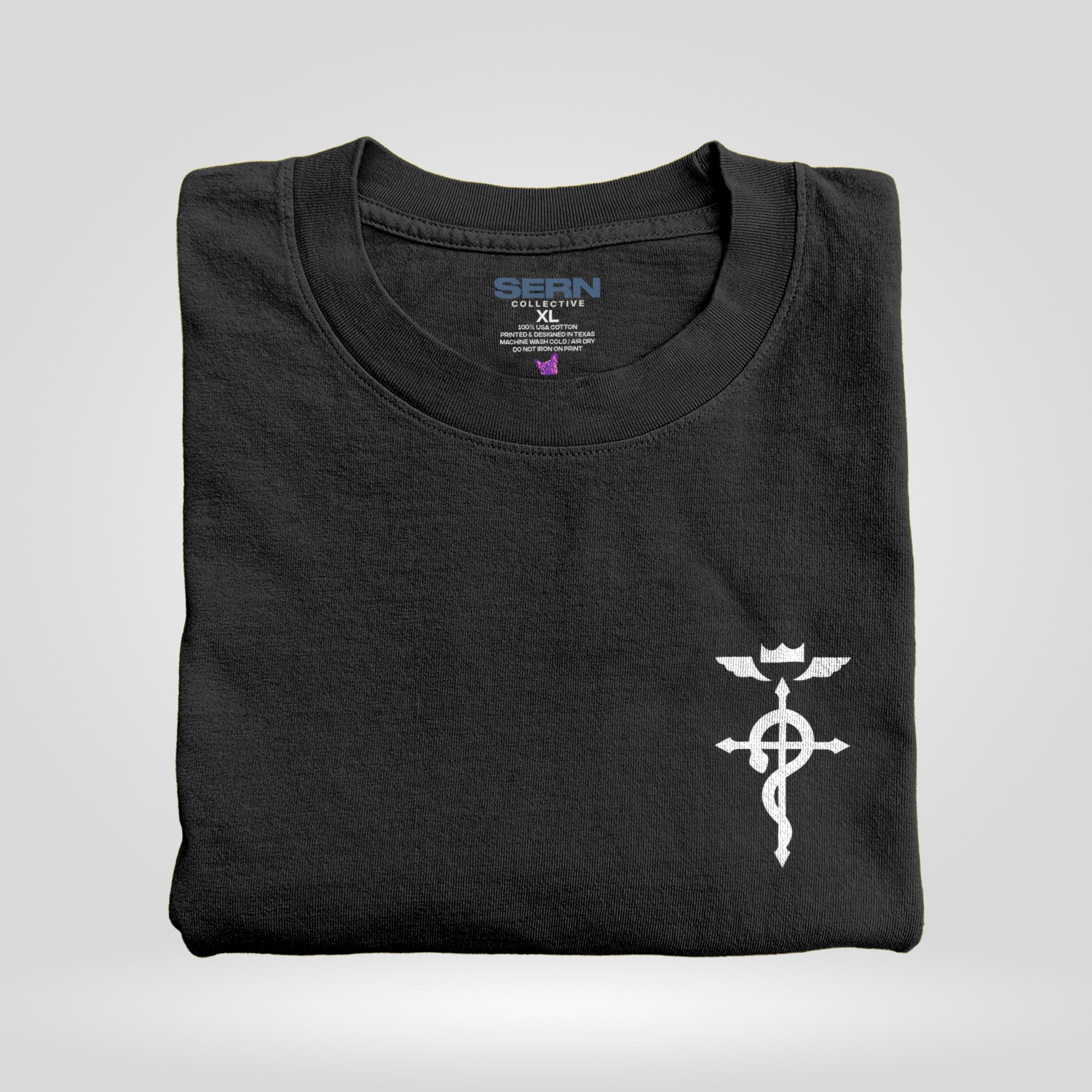 Flamel Cross in vintage-black