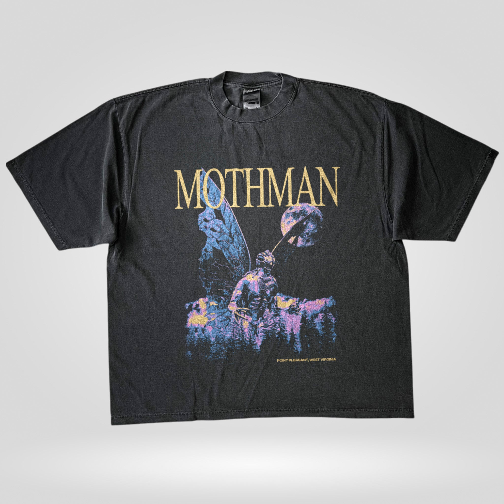 mothman-forest-destruction-vintage-tee premium tee