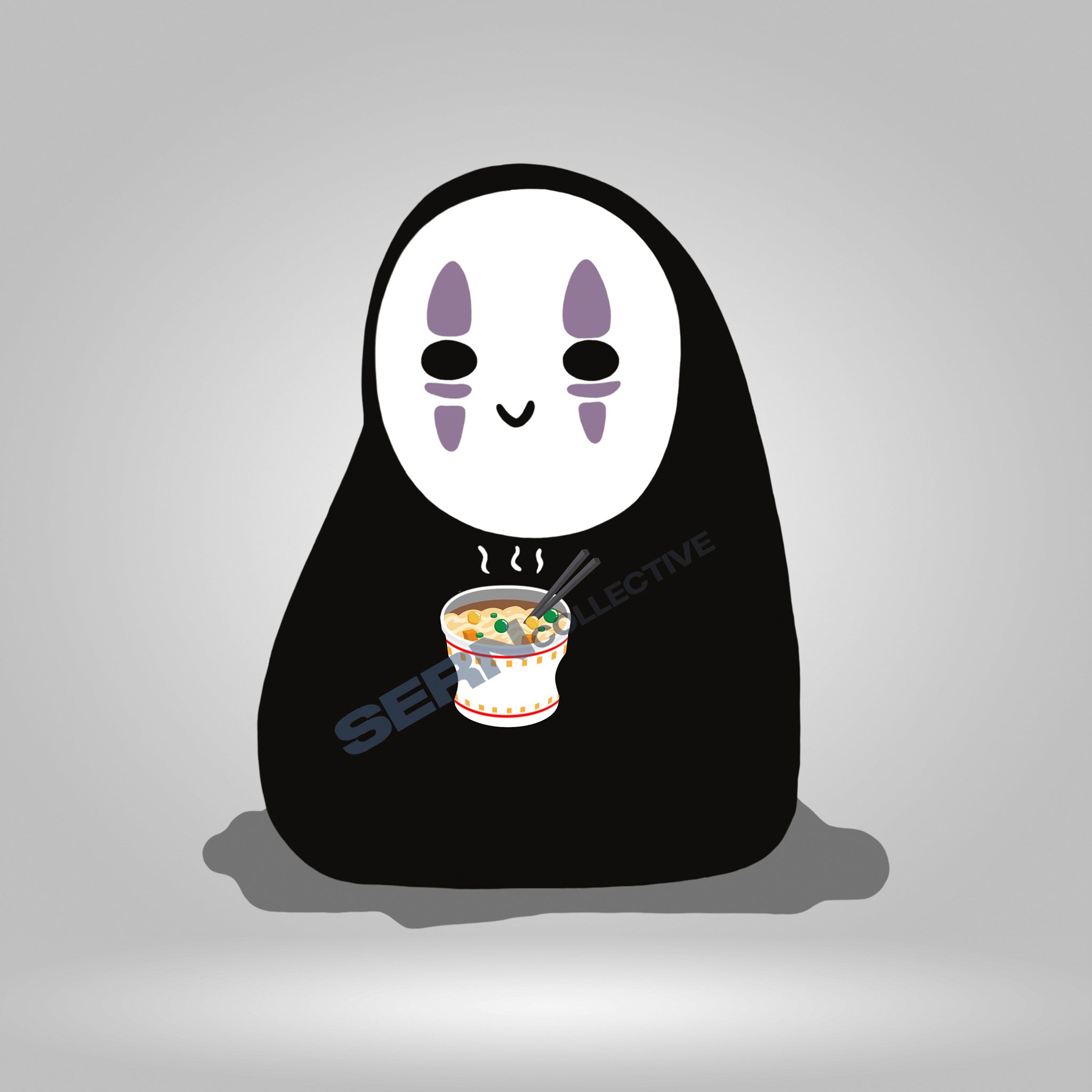 no-face-cup-noodles premium tee