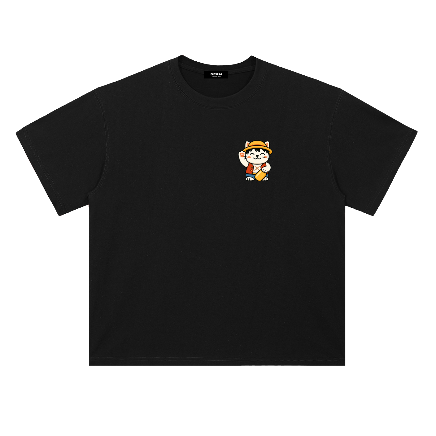 Lucky Cat – Straw Hat T3 Tee