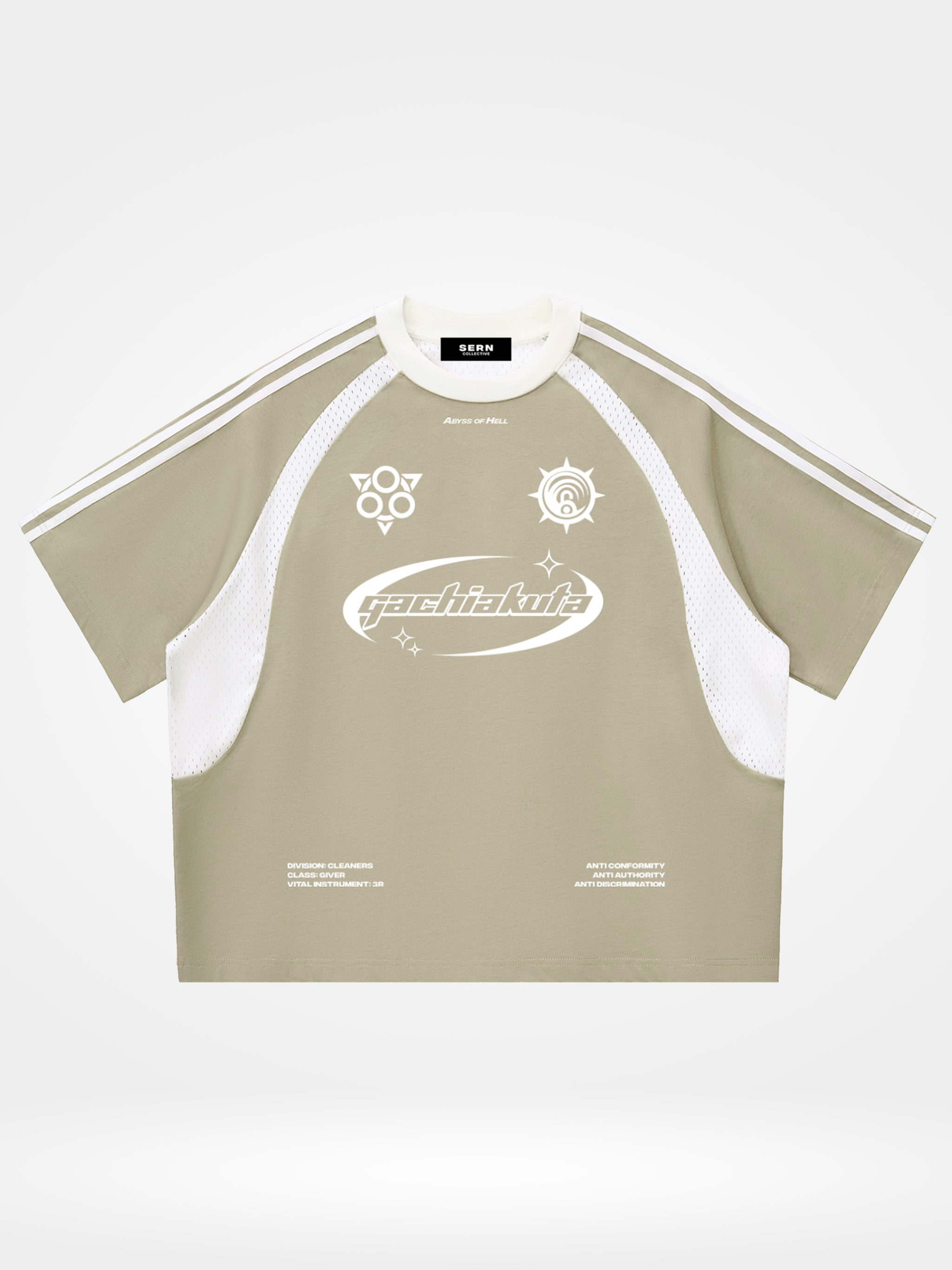 Cleaners Y2K Mesh Panel Tee