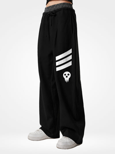 Death the Kid Plaid Waist Sweat Pants