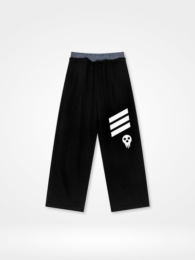 Death the Kid Plaid Waist Sweat Pants