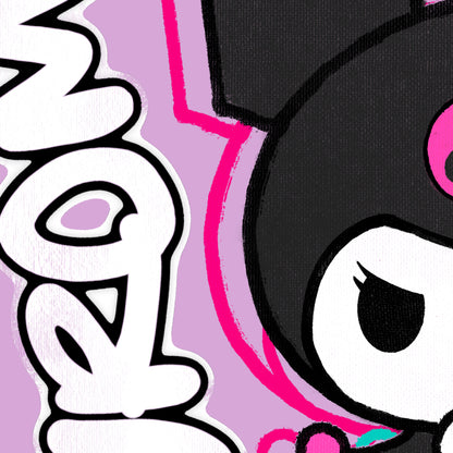 Kuromee Graffiti in pastel-purple