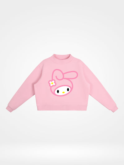 Neon Melody Women's Mock-Neck Sweatshirt