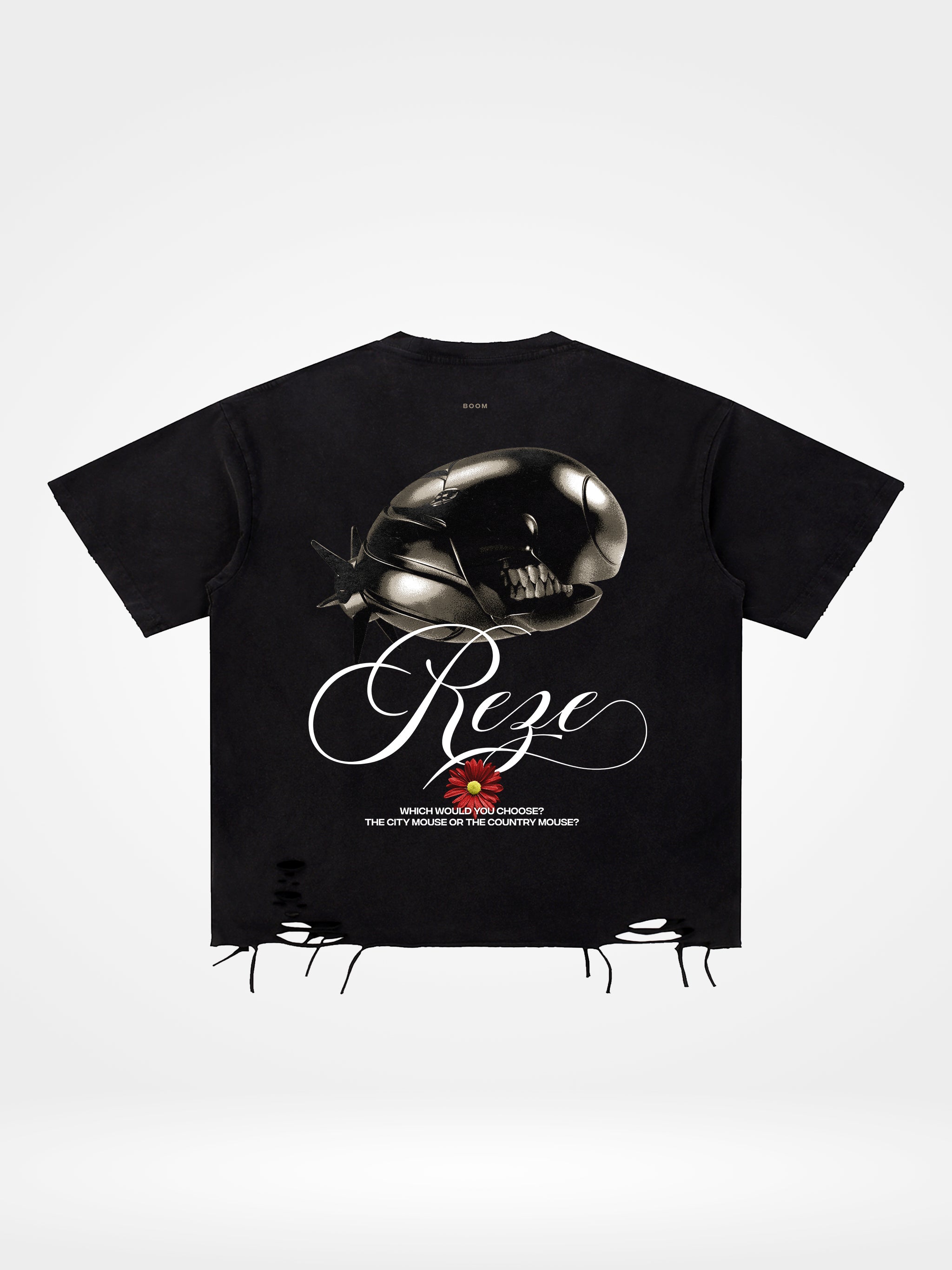 Reze Bomb Devil Vintage Distressed Tee