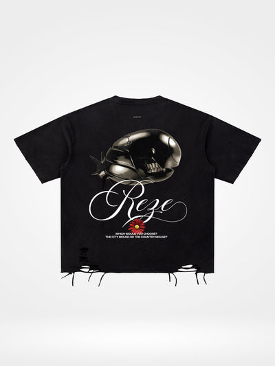 Reze Bomb Devil Vintage Distressed Tee