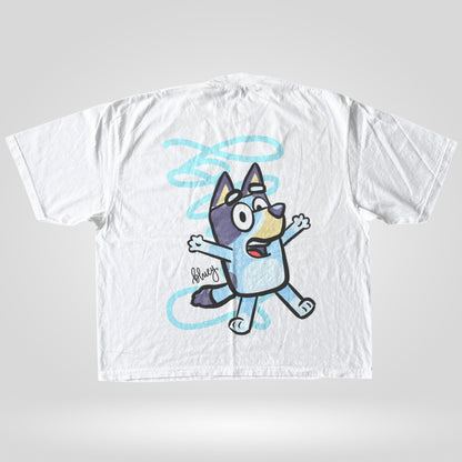 Bluee Painted Drawing