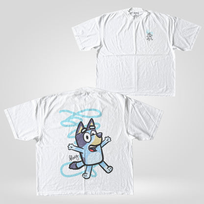 Bluee Painted Drawing