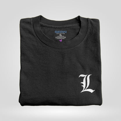 L Symbol in vintage-black