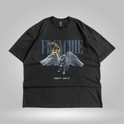 frenchie-angel premium tee