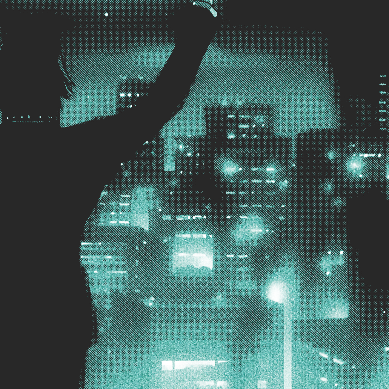 Yorknew City in vintage-black