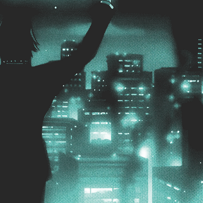 Yorknew City in vintage-black