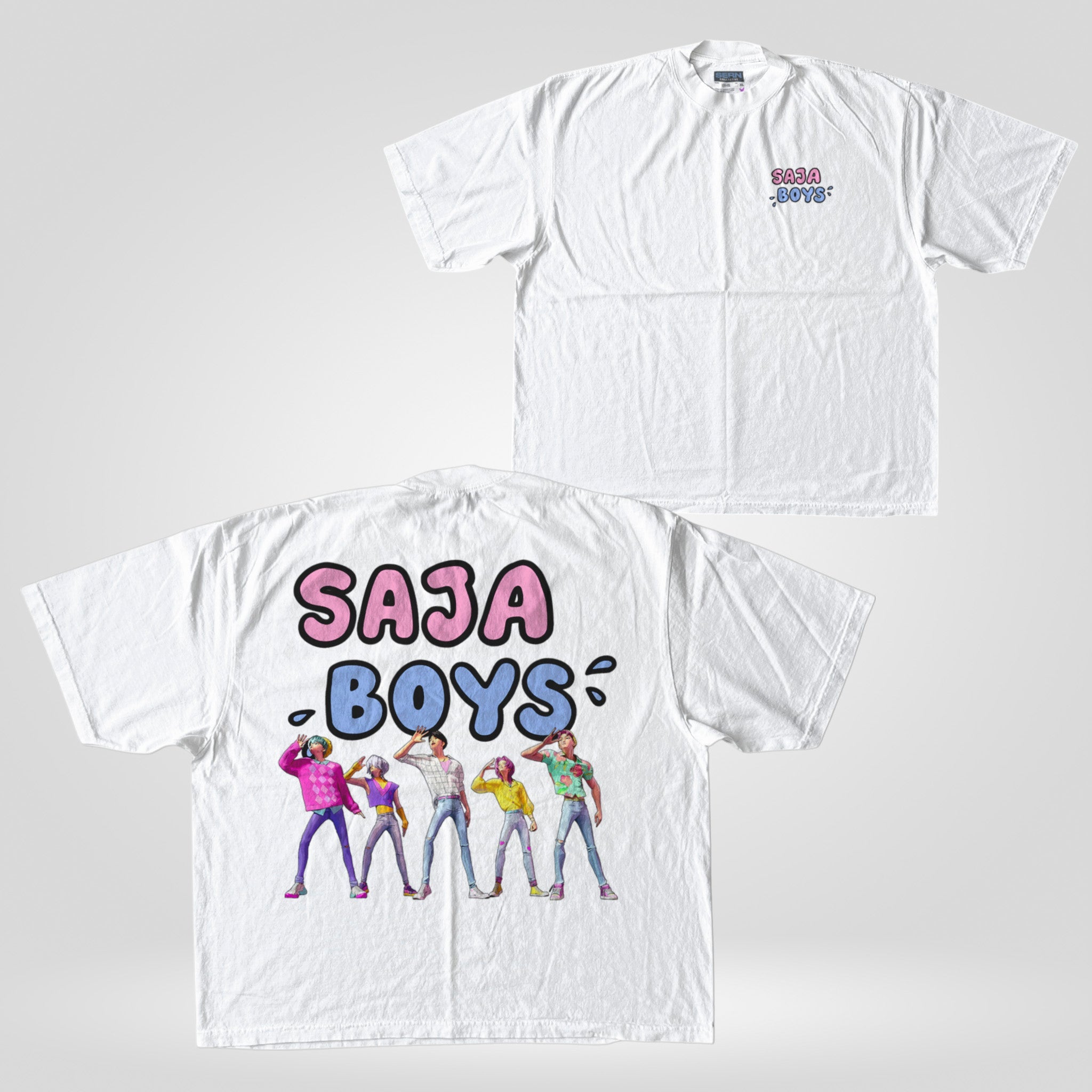 Saja Boys Double-Sided in white
