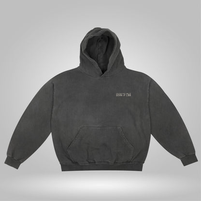 Labobo Signal Fault heavyweight hoodie in pigment-black