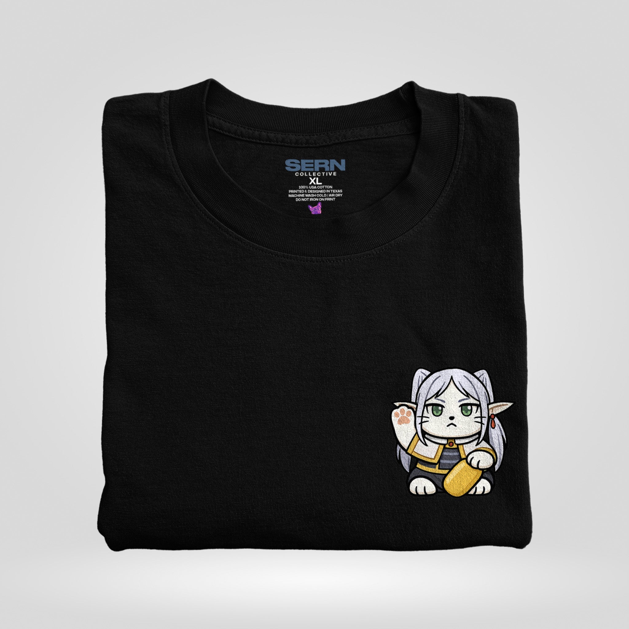 Lucky Cat – Elf Mage in black