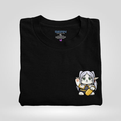 Lucky Cat – Elf Mage in black