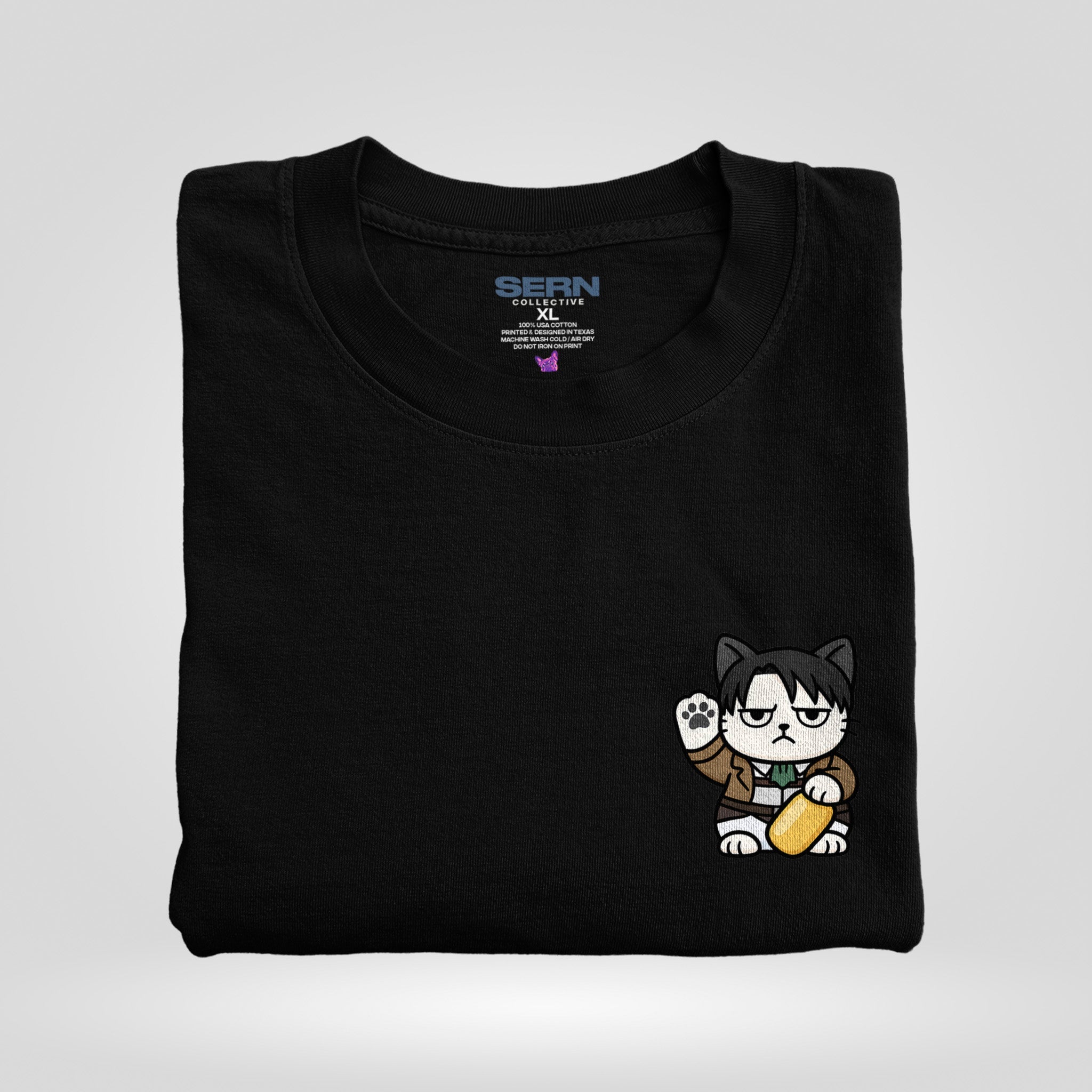Lucky Cat – Levi in black