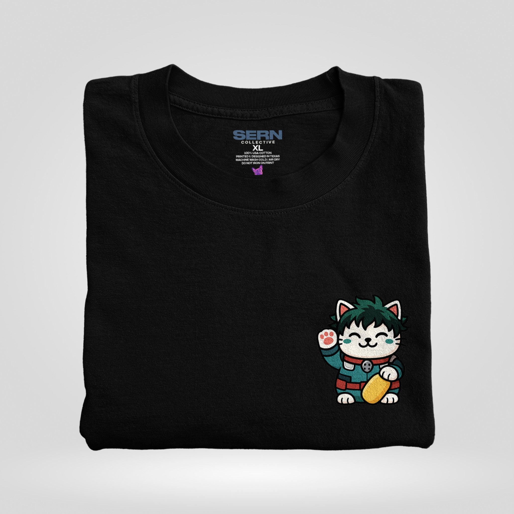 Lucky Cat – Deku in black