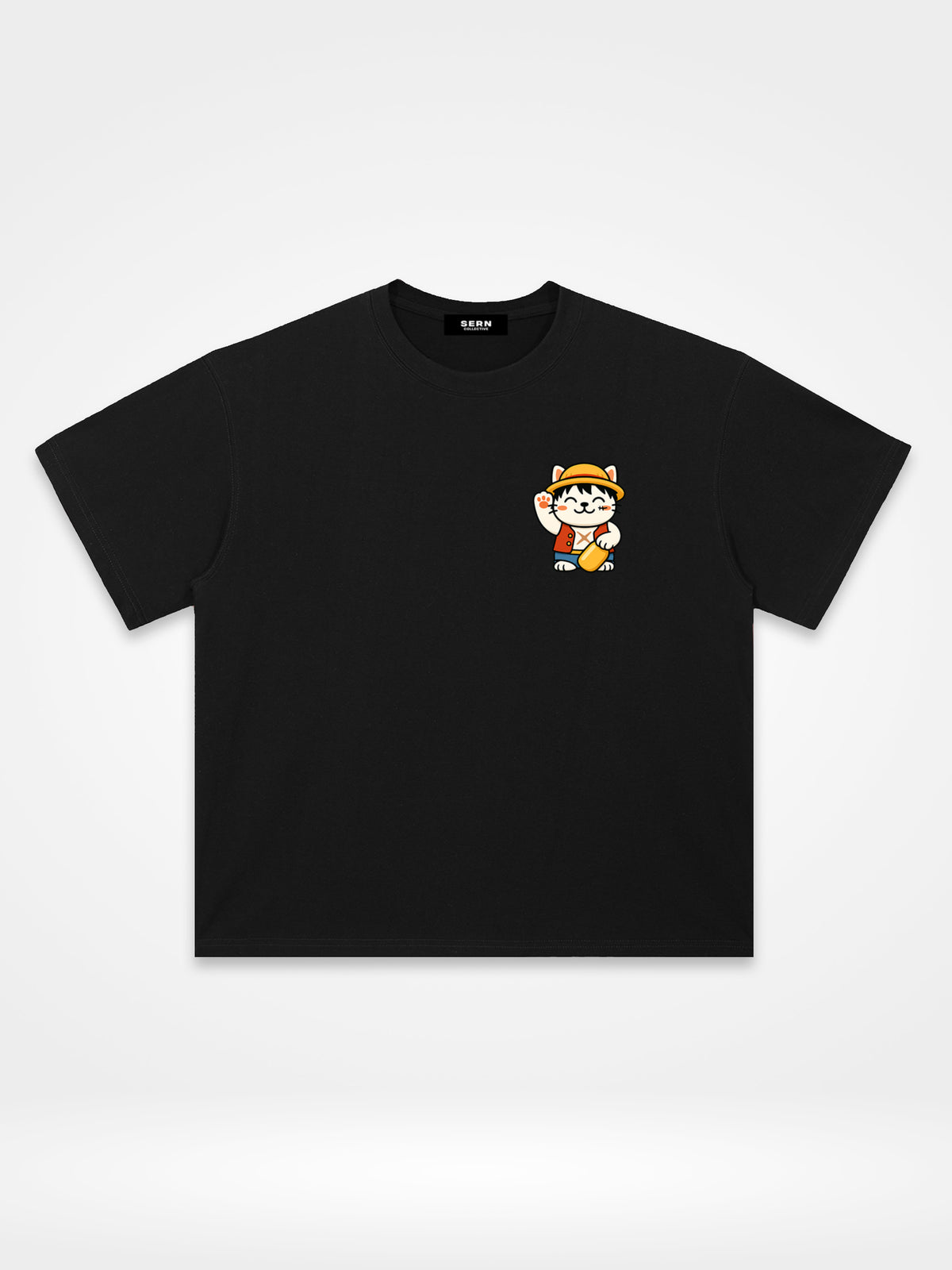 Lucky Cat – Straw Hat T3 Tee