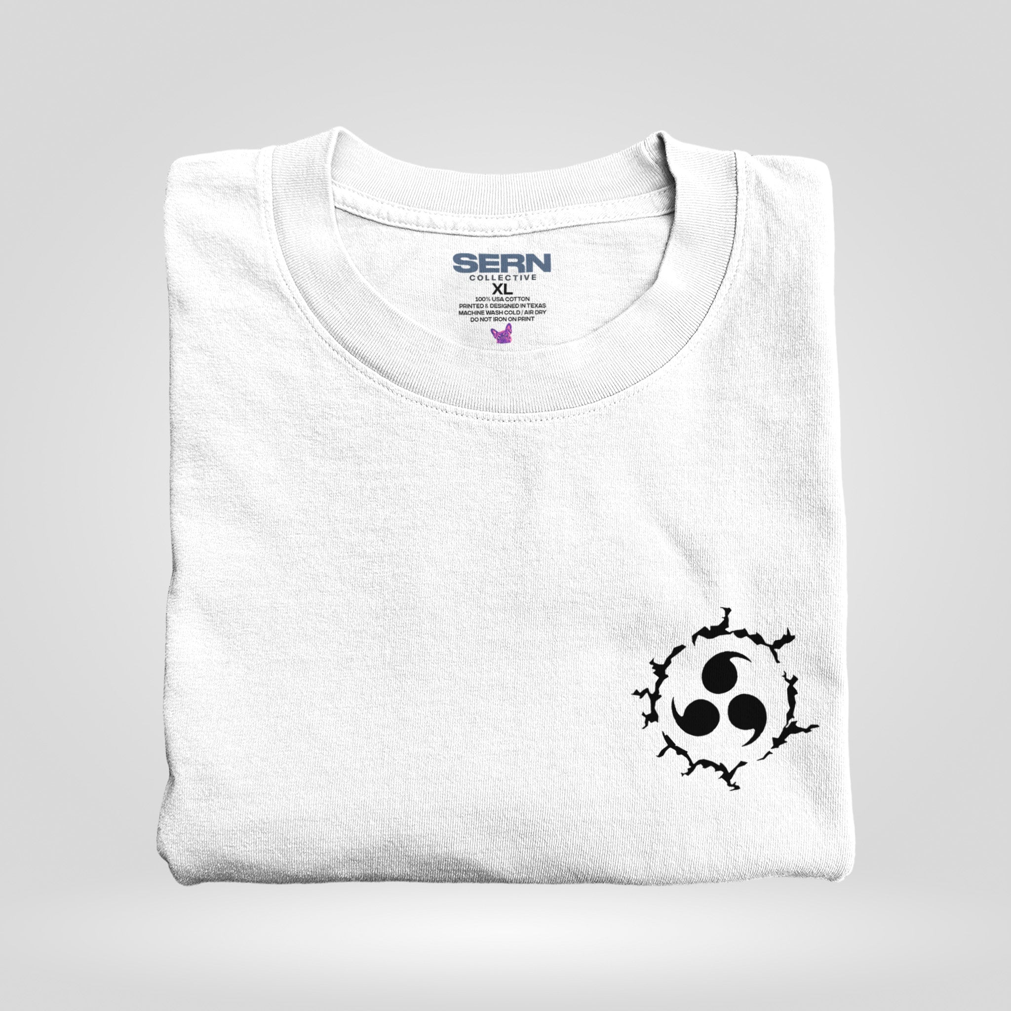 Sasuke Curse Mark in white