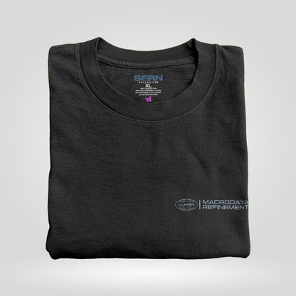 Macrodata Refinement Logo in vintage-black